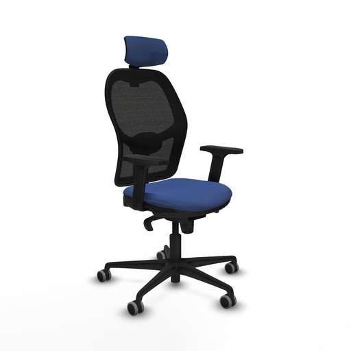 Office Chair with Headrest Jorquera Piqueras y Crespo 2D036G2 Navy Blue
