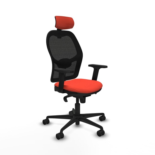 Office Chair with Headrest Jorquera Piqueras y Crespo 2D036N2 Dark Orange