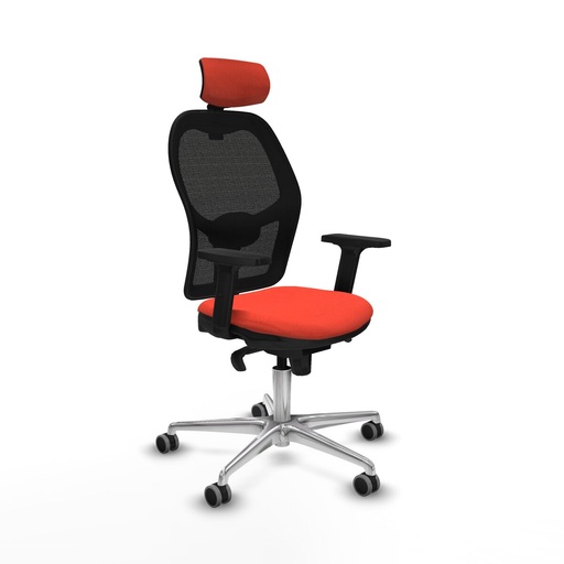 Office Chair with Headrest Jorquera Piqueras y Crespo 2D086G2 Dark Orange