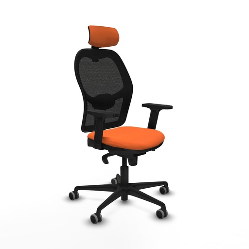Office Chair with Headrest Jorquera Piqueras y Crespo 2D036G2 Orange