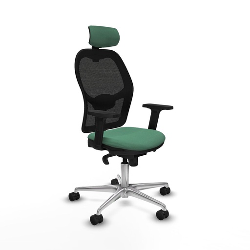 Office Chair with Headrest Jorquera Piqueras y Crespo 2D086N2 Emerald Green