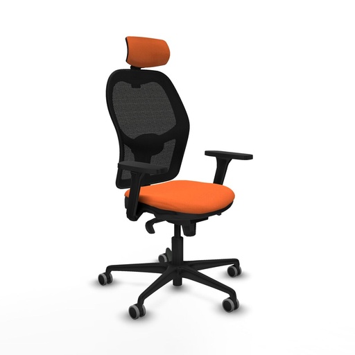 Office Chair with Headrest Jorquera Piqueras y Crespo 3D036G2 Orange