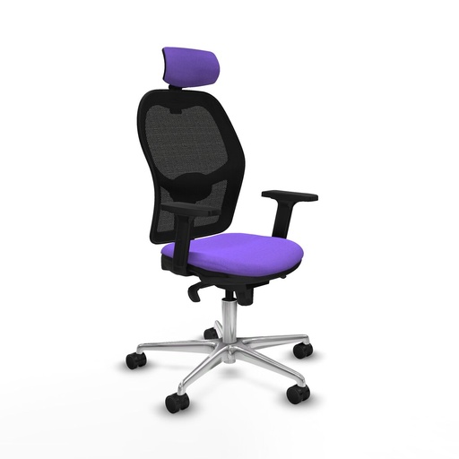 Office Chair with Headrest Jorquera Piqueras y Crespo 2D086N2 Lilac