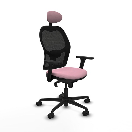 Office Chair with Headrest Jorquera Piqueras y Crespo 3D036N1 Pink
