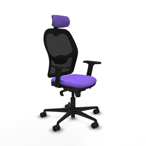 Office Chair with Headrest Jorquera Piqueras y Crespo 2D036N2 Lilac