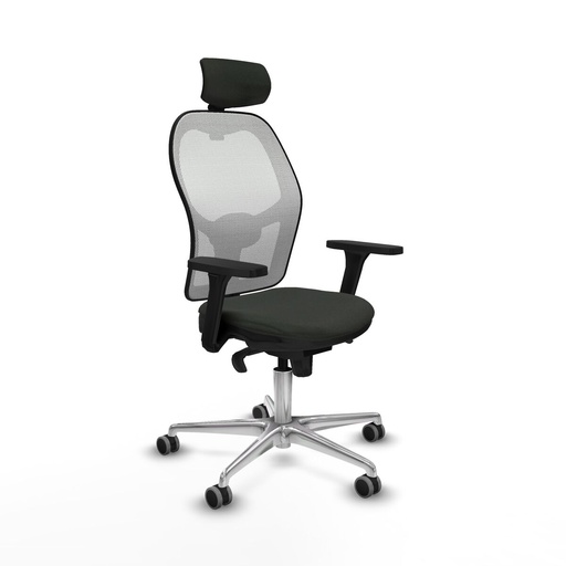 Office Chair with Headrest Jorquera Piqueras y Crespo 3D086G2 Black