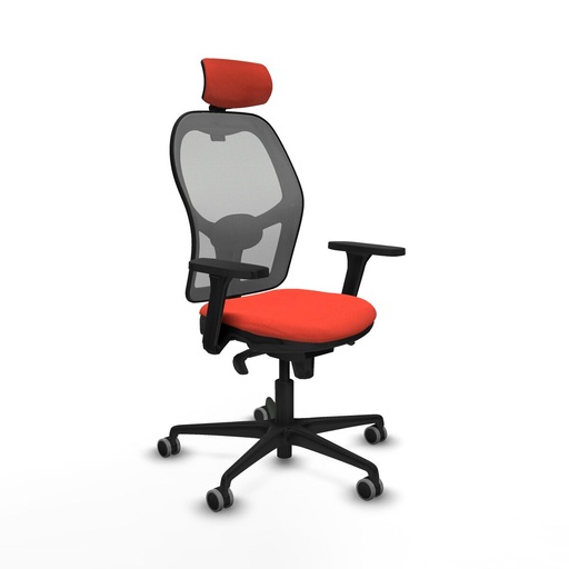 Office Chair with Headrest Jorquera Piqueras y Crespo 3D036G2 Dark Orange