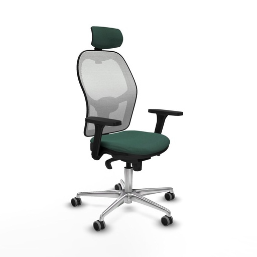 Office Chair with Headrest Jorquera Piqueras y Crespo 3D086G2 Green