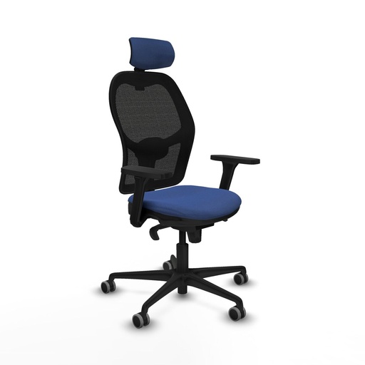 Office Chair with Headrest Jorquera Piqueras y Crespo 3D036G2 Navy Blue