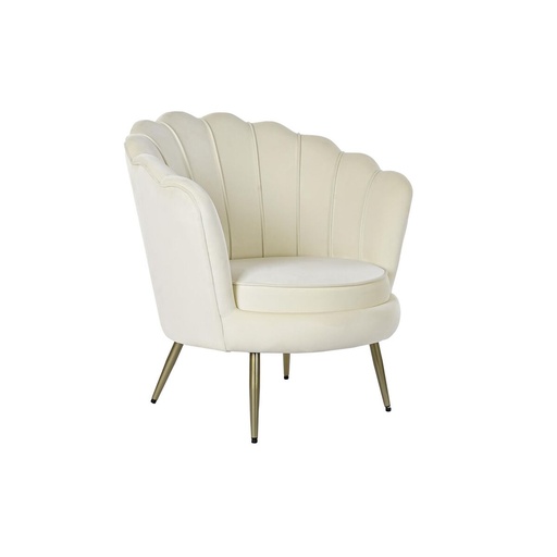 Armchair Home ESPRIT Cream 80 x 75 x 86 cm
