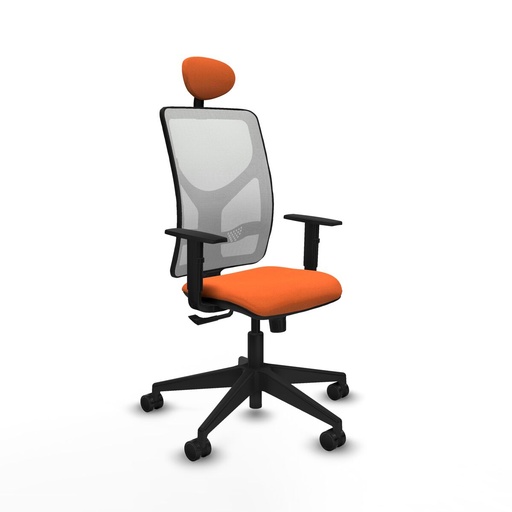 Office Chair with Headrest Motilla Piqueras y Crespo 1D066N1 Orange
