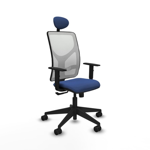 Office Chair with Headrest Motilla Piqueras y Crespo 1D066N1 Navy Blue