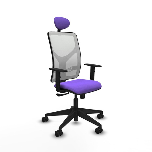 Office Chair with Headrest Motilla Piqueras y Crespo 1D066N1 Lilac