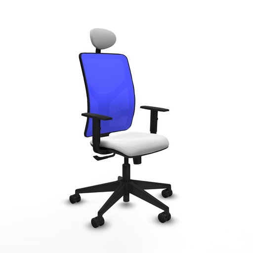 Office Chair with Headrest Motilla Piqueras y Crespo 1D066N1 White