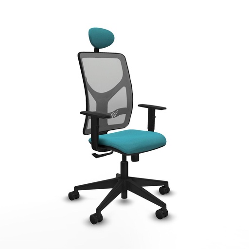 Office Chair with Headrest Motilla Piqueras y Crespo 1D066N1 Turquoise