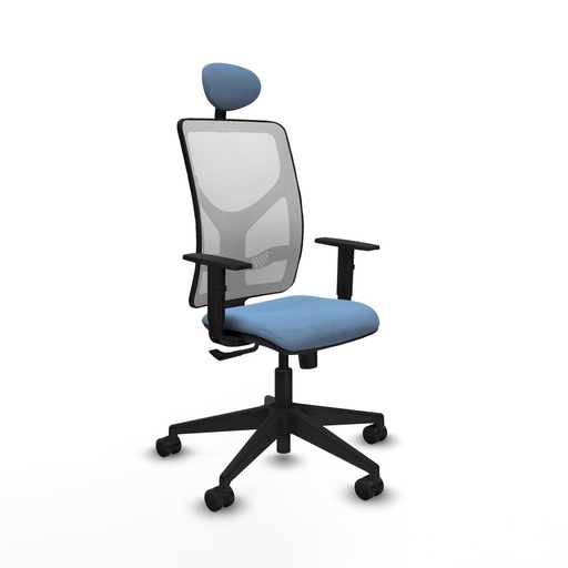 Office Chair with Headrest Motilla Piqueras y Crespo 1D066N1 Sky blue