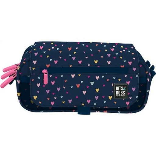 Portatodo Triple Bits&Bobs Hearts Multicolor 23 x 10 x 10 cm