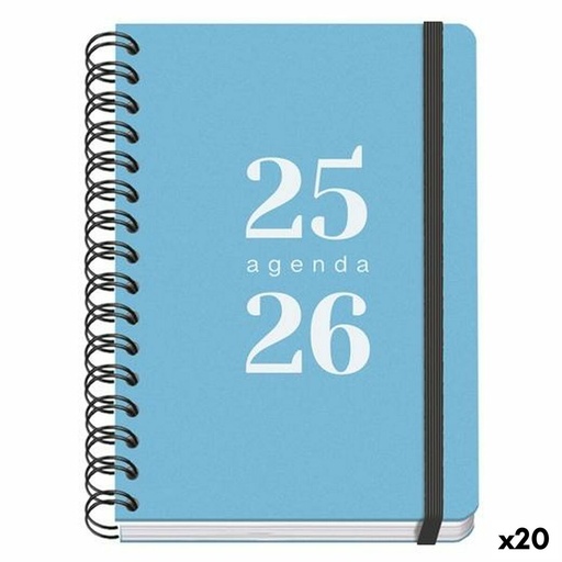 Diary DOHE GRAMMAR Blue A5 150 x 210 mm 2025-2026 (20 Units)