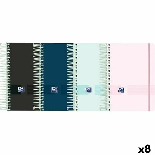 Agenda Oxford LIVE&GO 1/8 12 x 18 cm 2025-2026 (8 Unidades)