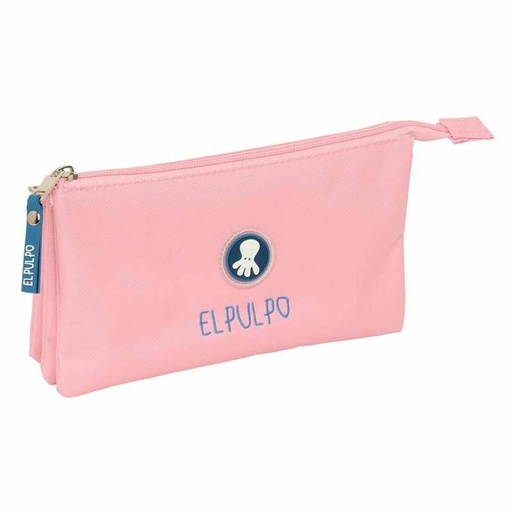 Triple Carry-all El Pulpo   Light Blue 22 x 12 x 3 cm