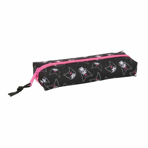 School Case Kuromi Black Fuchsia 22 x 4 x 7 cm