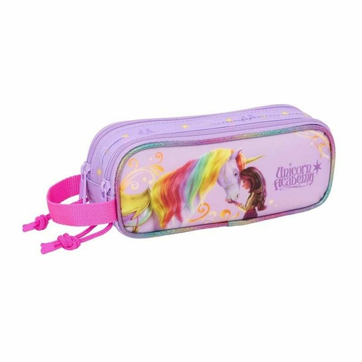 Double Carry-all Unicorn Academy Lilac 21 x 8 x 6 cm