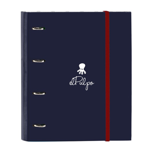 Ring binder El Pulpo Navy Blue 27 x 32 x 3.5 cm