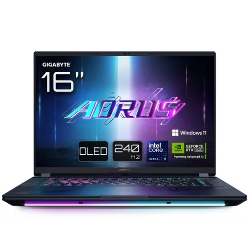 Laptop Gigabyte AORUS MASTER 16 BYHC5PTE64SP 16" 32 GB RAM 1 TB SSD Qwerty Español Qwerty Portugués