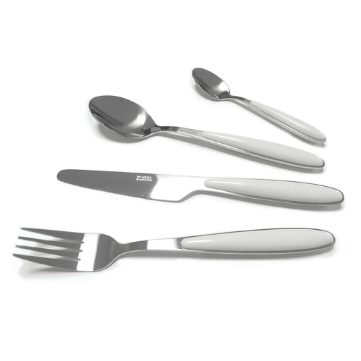 Cutlery Pradel essentiel Colorfull White Metal 20 Pieces