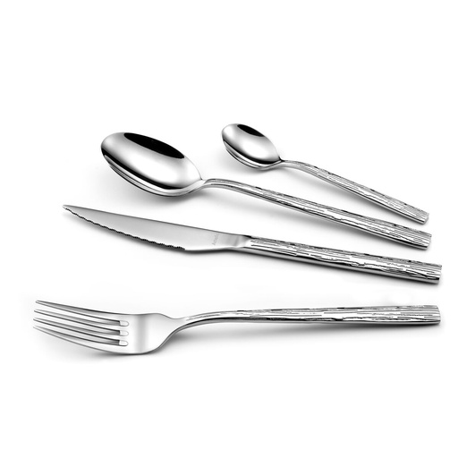 Cutlery Amefa Caligraphy Steel Metal 24 Pieces