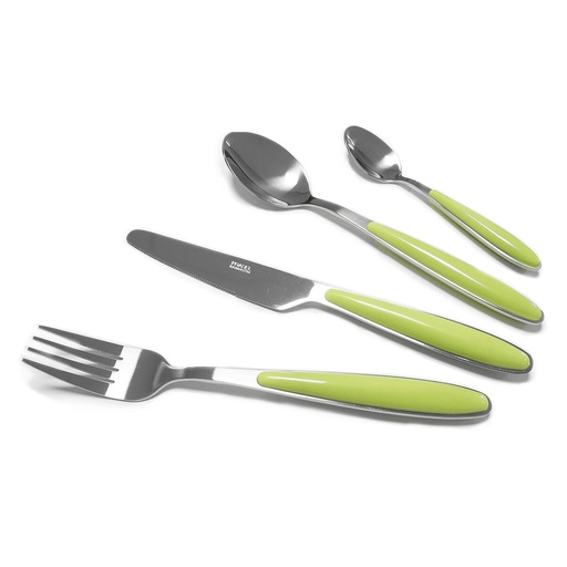 Cutlery Pradel essentiel Colorfull Green Metal 20 Pieces