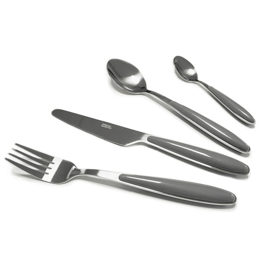 Cutlery Pradel essentiel Colorfull Grey Metal 20 Pieces