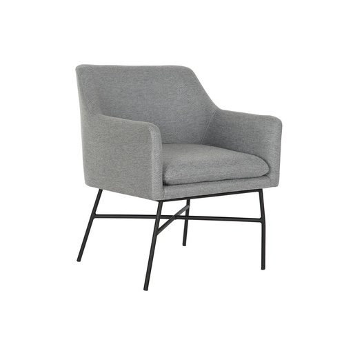 Chair DKD Home Decor Grey 59,5 x 60,5 x 78 cm