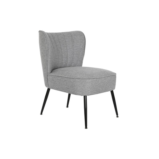 Sillón DKD Home Decor Gris Metal 55 x 64 x 72,5 cm