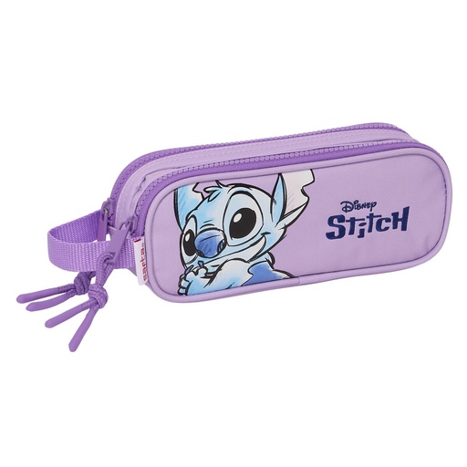 Portatodo Doble Stitch Sweet Azul Lila 21 x 8 x 6 cm