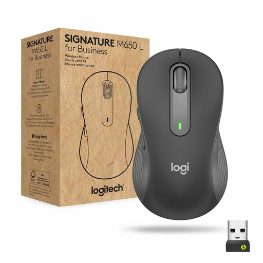 Ratón Inalámbrico Logitech Grafito Acero 4000 dpi