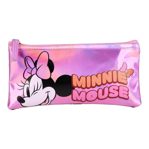 Estuche Escolar Minnie Mouse Rosa 22,5 x 11,5 x 1,5 cm