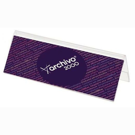 Expositor Archivo 2000 Transparente Acrílico Sobremesa