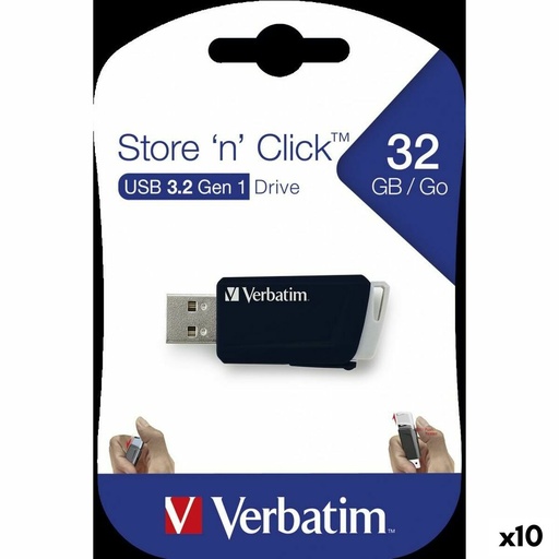 USB stick Verbatim STORE´N´CLICK Black 32 GB (10 Units)