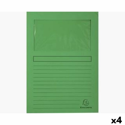 Set de Subcarpetas Exacompta A4 100 Piezas (4 Unidades)