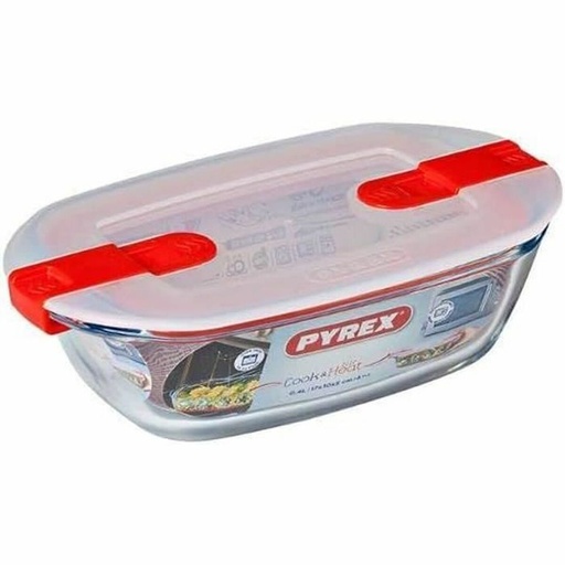 Recipiente Conservador de Alimentos Pyrex Blanco Transparente 400 ml