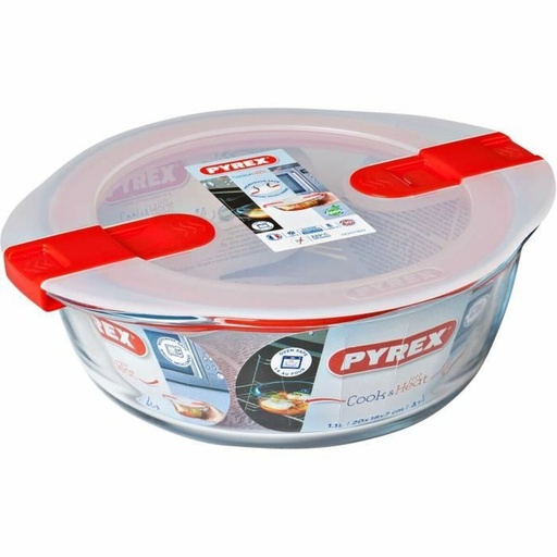 Recipiente Conservador de Alimentos Pyrex Transparente 1 L 1,1 L