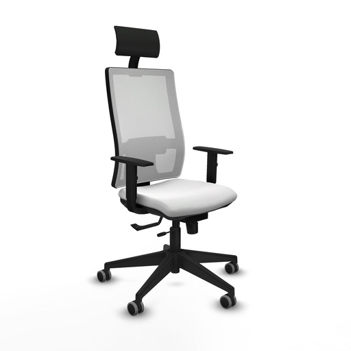 Office Chair with Headrest Piqueras y Crespo 1D066G1 White