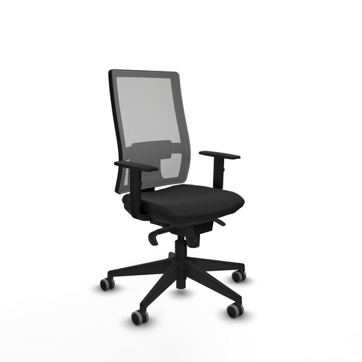 Silla de Oficina Piqueras y Crespo 1D066G0 Negro