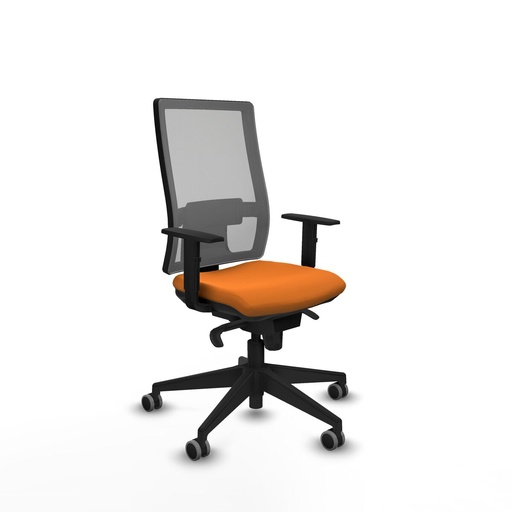 Silla de Oficina Piqueras y Crespo 1D066G0 Naranja