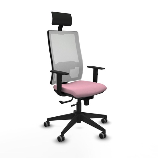 Silla de Oficina con Cabecero Piqueras y Crespo 1D066G1 Rosa