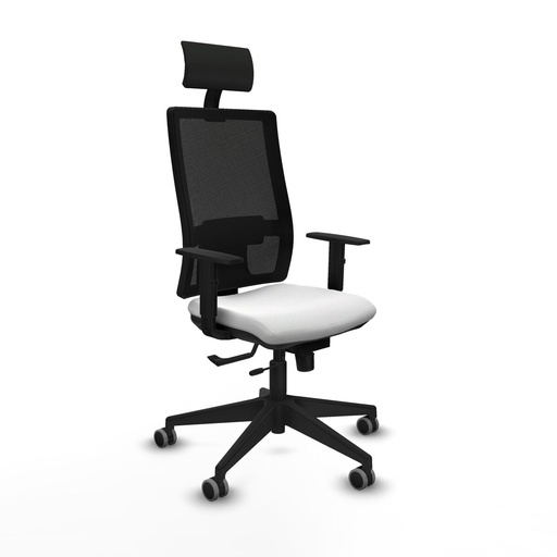 Office Chair with Headrest Piqueras y Crespo 1D066G1 White