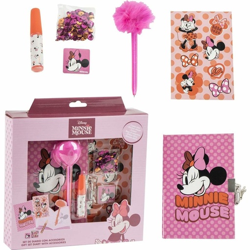 Set de Papelería Minnie Mouse Multicolor
