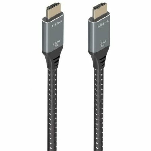 Cable HDMI Aisens A150-0876 5 m Negro/Gris