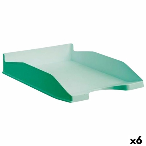 Filing Tray Archivo 2000 Green Plastic Recyclable 34,5 x 25,5 x 6 cm (6 Units)